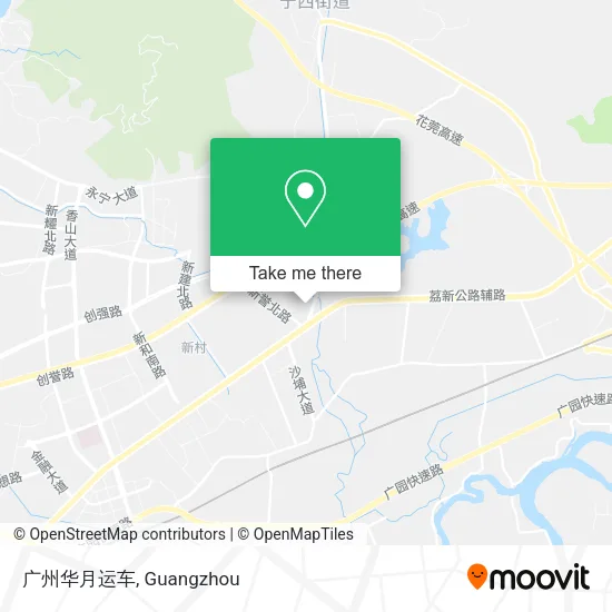 广州华月运车 map