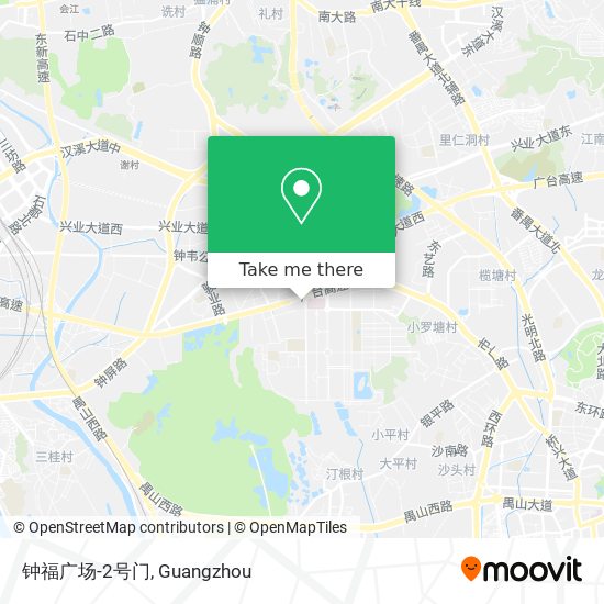 钟福广场-2号门 map