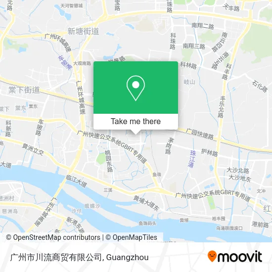 广州市川流商贸有限公司 map