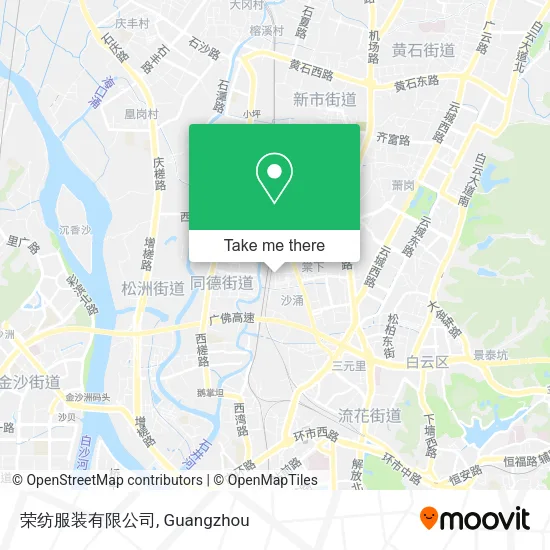 荣纺服装有限公司 map