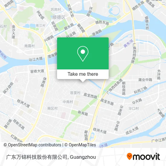 广东万锦科技股份有限公司 map