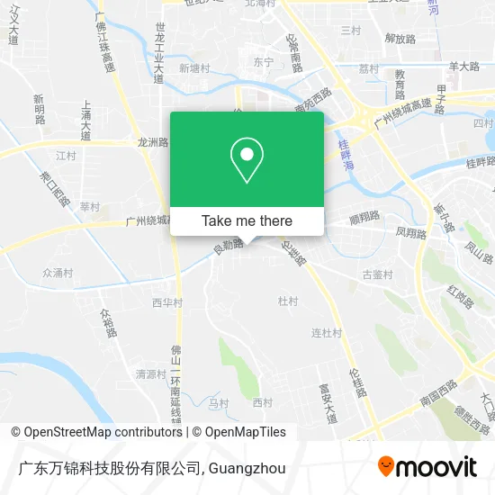 广东万锦科技股份有限公司 map