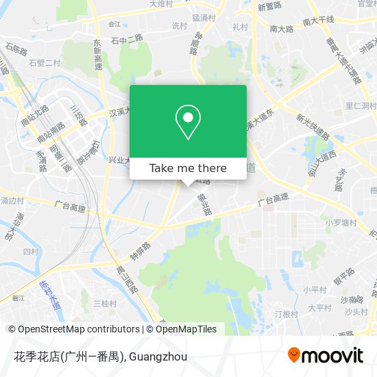 花季花店(广州—番禺) map