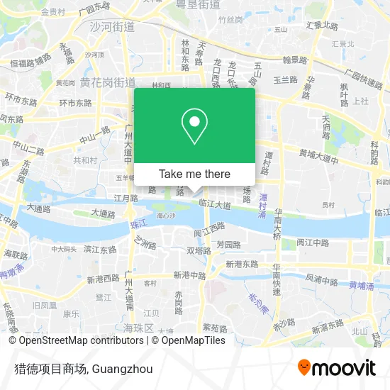 猎德项目商场 map