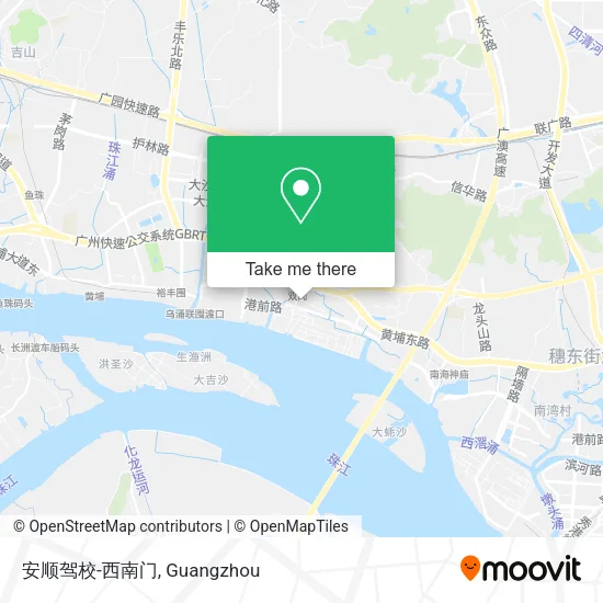 安顺驾校-西南门 map
