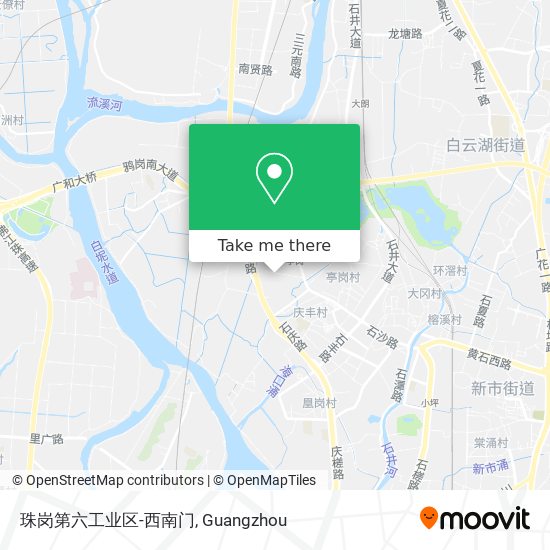 珠岗第六工业区-西南门 map