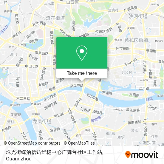 珠光街综治信访维稳中心广舞台社区工作站 map