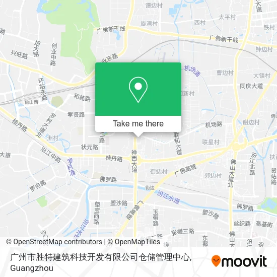 广州市胜特建筑科技开发有限公司仓储管理中心 map