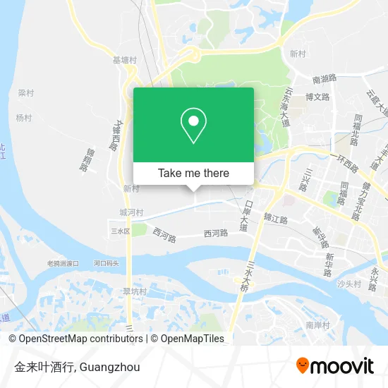 金来叶酒行 map