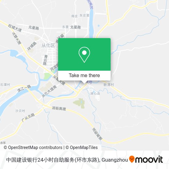 中国建设银行24小时自助服务(环市东路) map