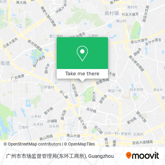 广州市市场监督管理局(东环工商所) map