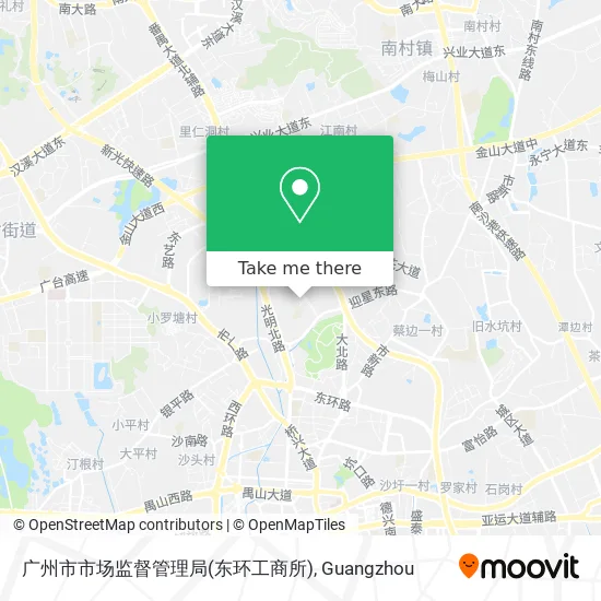 广州市市场监督管理局(东环工商所) map