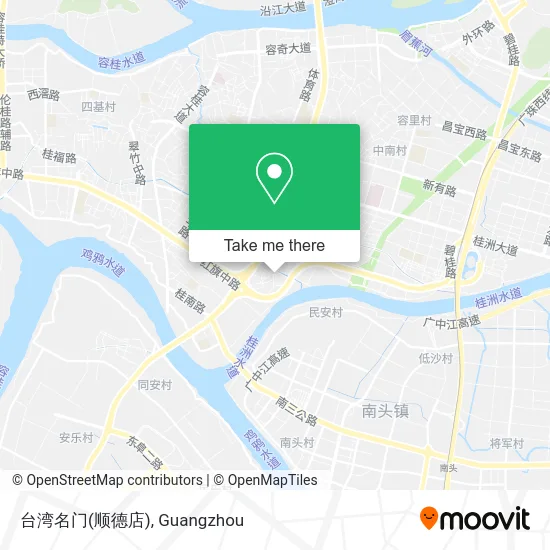 台湾名门(顺德店) map