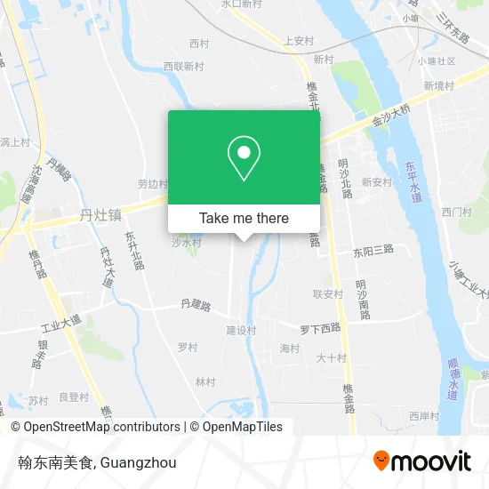 翰东南美食 map