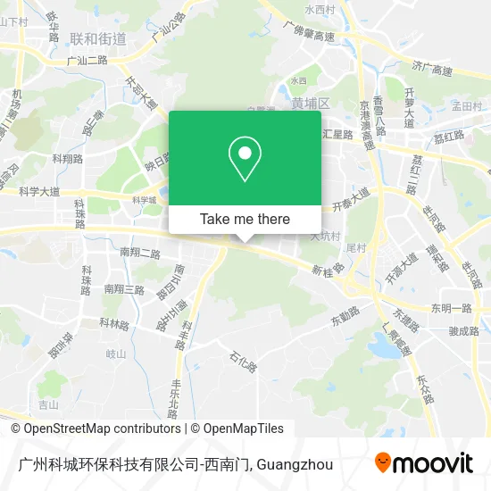 广州科城环保科技有限公司-西南门 map