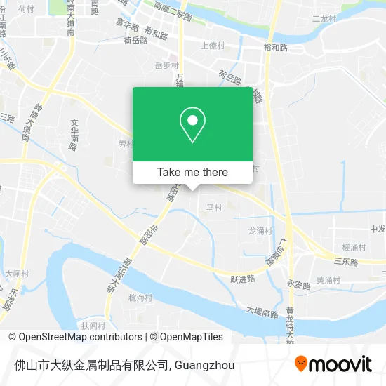 佛山市大纵金属制品有限公司 map