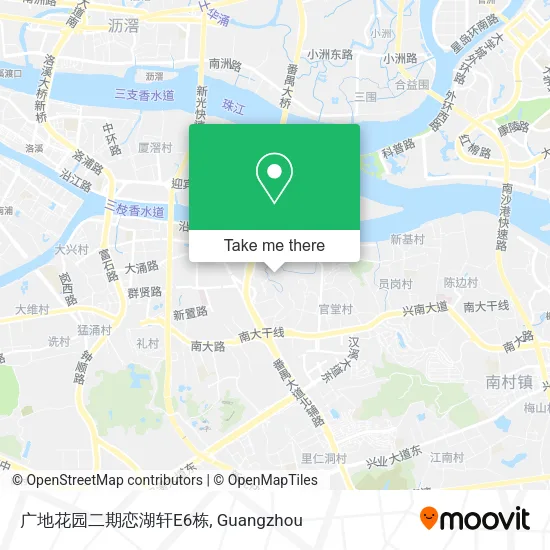 广地花园二期恋湖轩E6栋 map