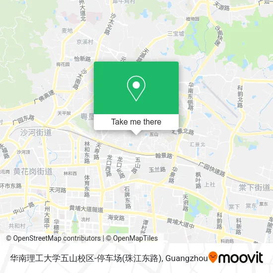 华南理工大学五山校区-停车场(珠江东路) map