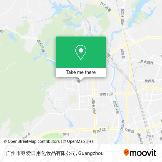 广州市尊爱日用化妆品有限公司 map