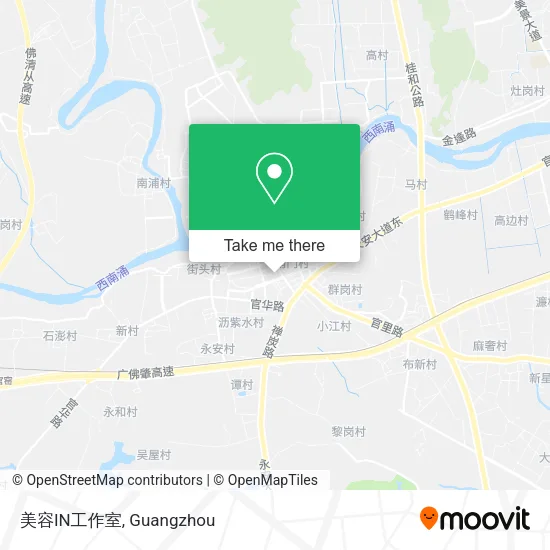 美容IN工作室 map
