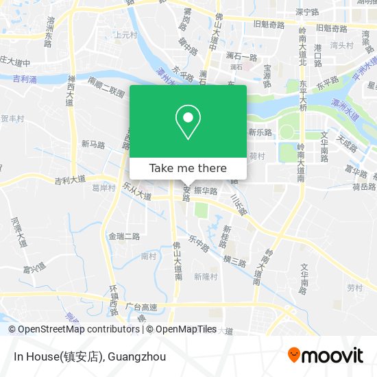 In House(镇安店) map