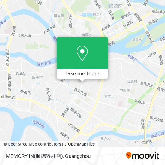 MEMORY IN(顺德容桂店) map