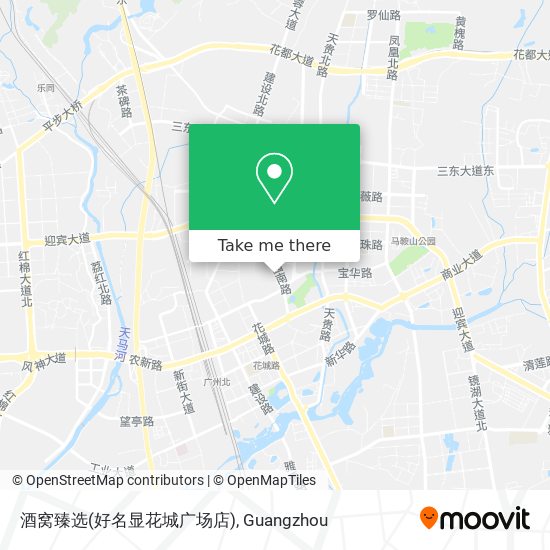 酒窝臻选(好名显花城广场店) map