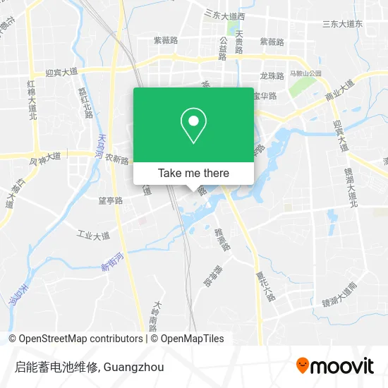 启能蓄电池维修 map