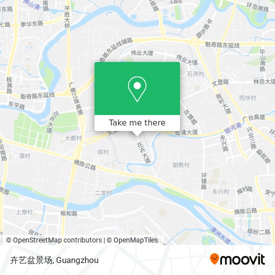 卉艺盆景场 map