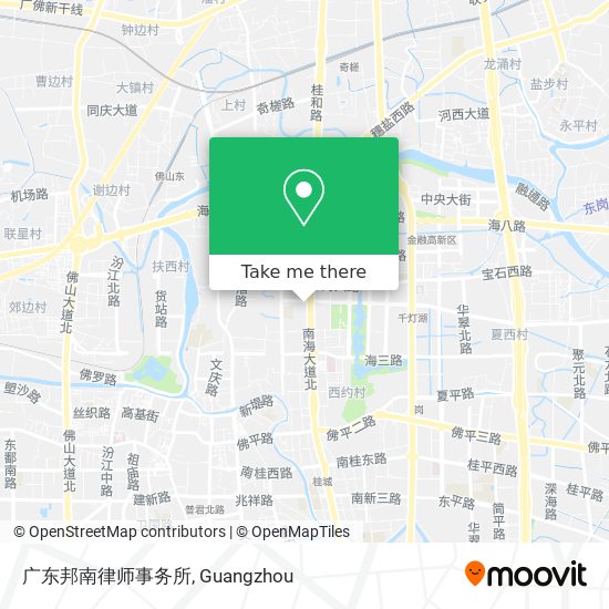 广东邦南律师事务所 map