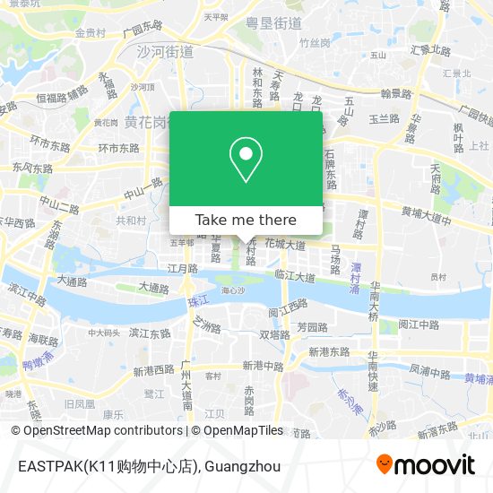 EASTPAK(K11购物中心店) map