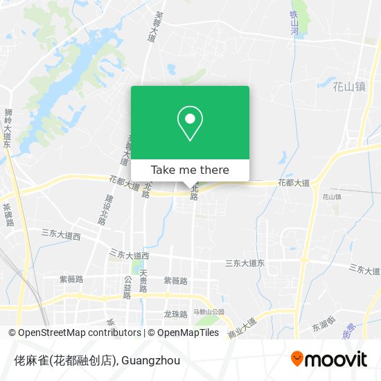 佬麻雀(花都融创店) map