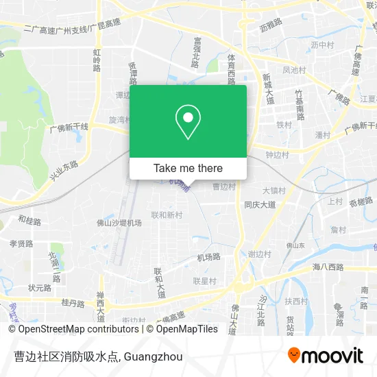 曹边社区消防吸水点 map