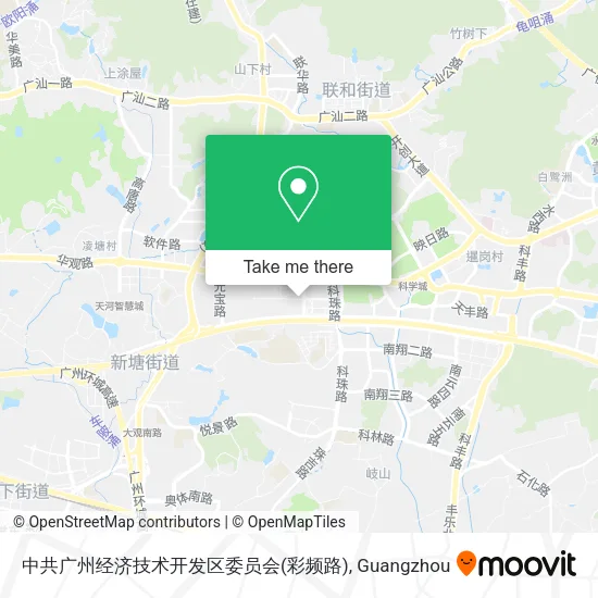 中共广州经济技术开发区委员会(彩频路) map