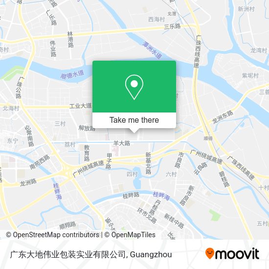 广东大地伟业包装实业有限公司 map