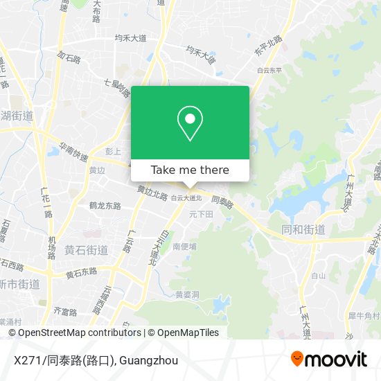 X271/同泰路(路口) map