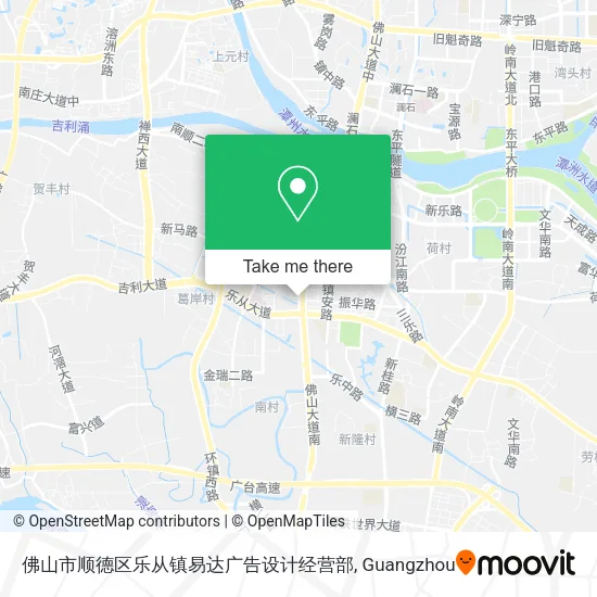 佛山市顺德区乐从镇易达广告设计经营部 map