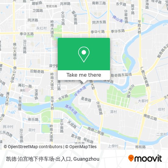 凯德·泊宫地下停车场-出入口 map