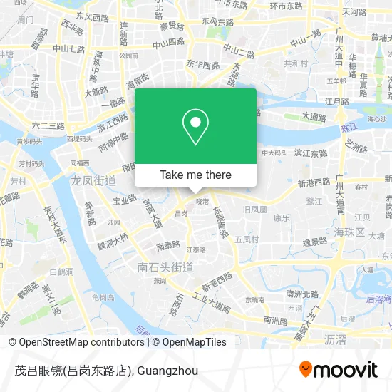 茂昌眼镜(昌岗东路店) map