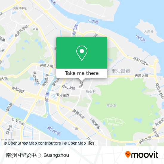 南沙国留贸中心 map
