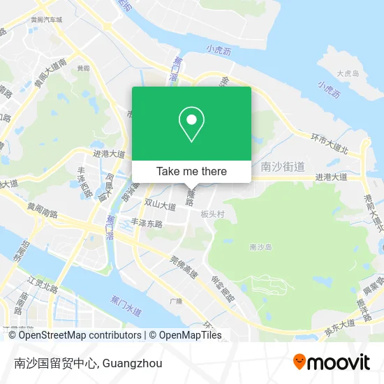 南沙国留贸中心 map