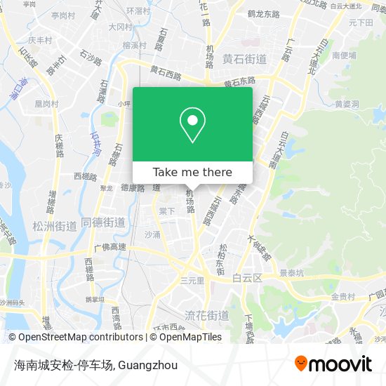 海南城安检-停车场 map