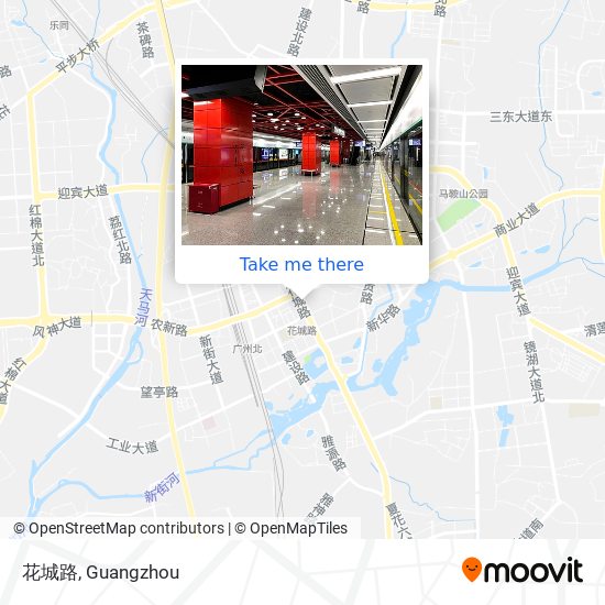 花城路 map
