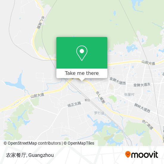 农家餐厅 map