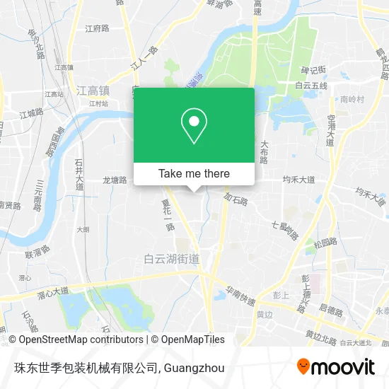 珠东世季包装机械有限公司 map