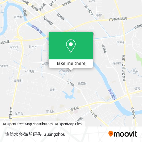 逢简水乡-游船码头 map