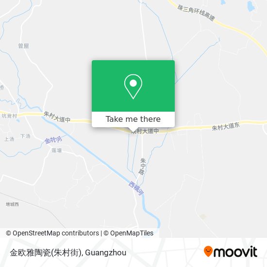金欧雅陶瓷(朱村街) map