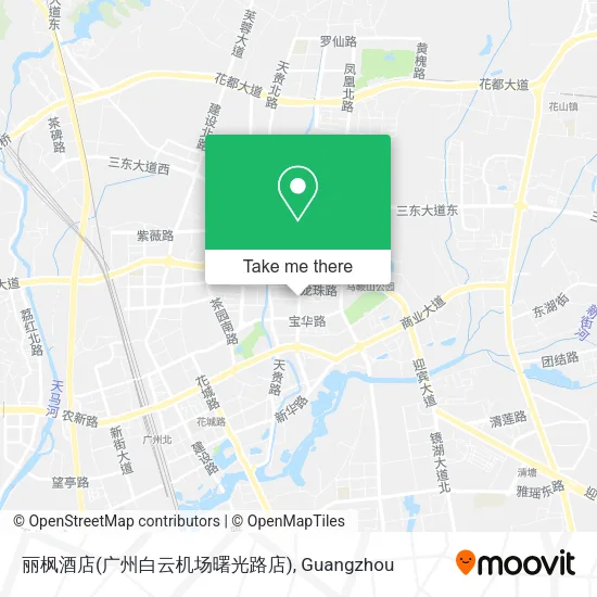 丽枫酒店(广州白云机场曙光路店) map