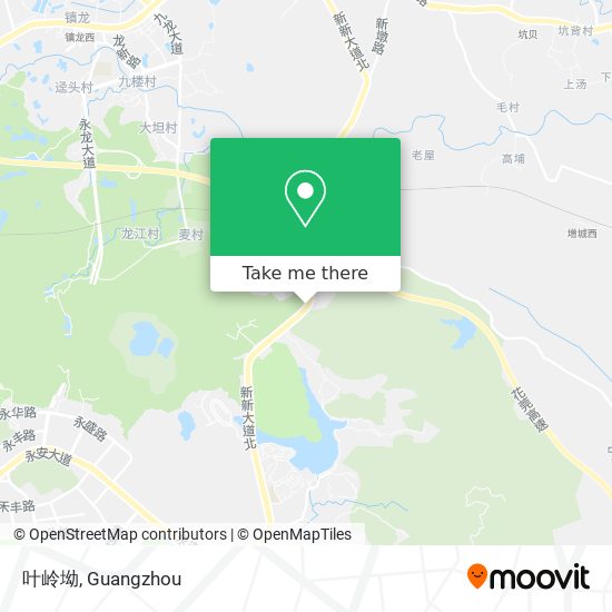 叶岭坳 map