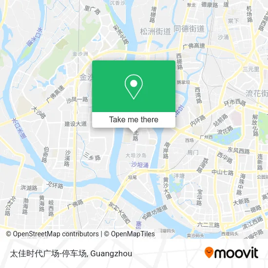 太佳时代广场-停车场 map